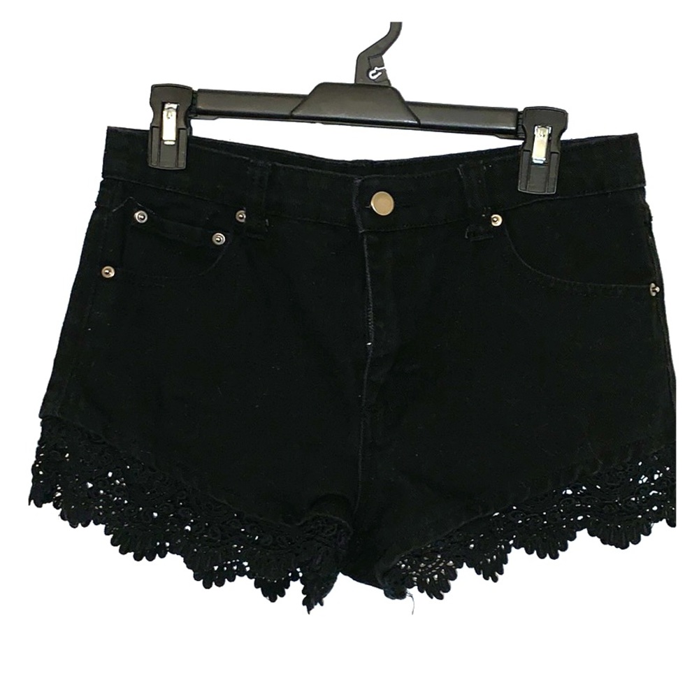 NWOT high waisted black shorts